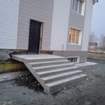 Монолитное крыльцо. п.Садовый